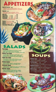 Mexican Lunch Dinner Menu Shreveport LA Casa Jimador