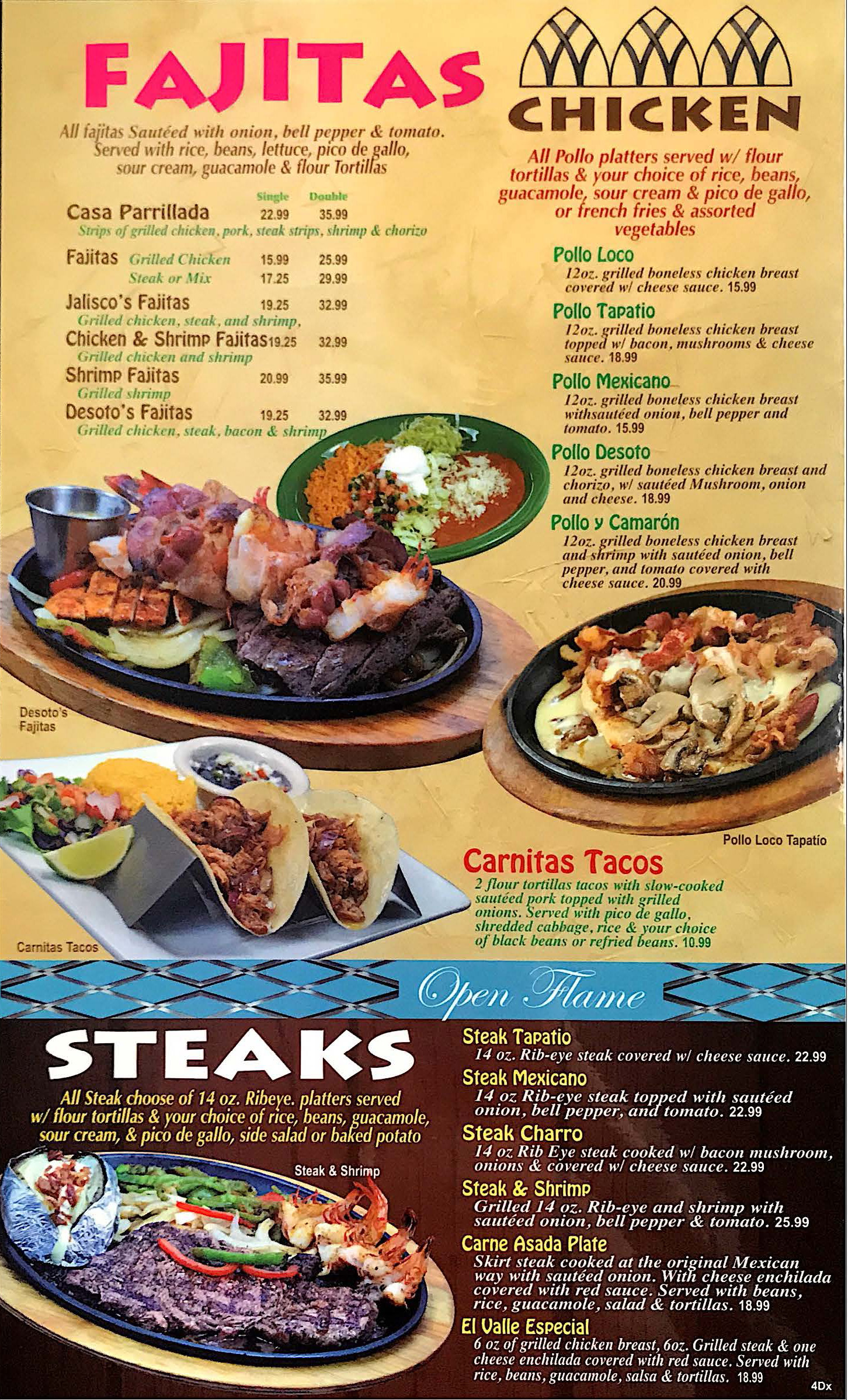 Mexican Lunch Dinner Menu Shreveport LA Casa Jimador Mexican Lunch Dinner Menu Shreveport LA Casa Jimador